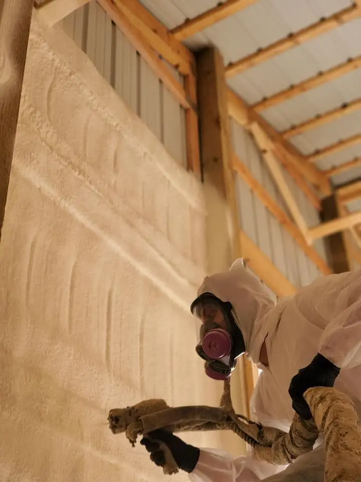 Spray foam installation near Suffolk